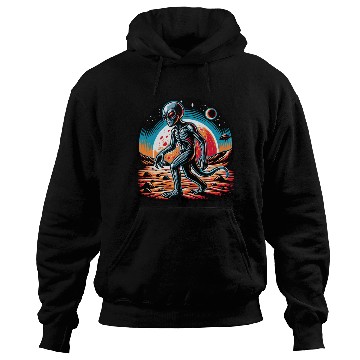 Discover Alien on Mars Hoodies