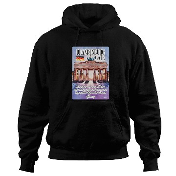 Discover Brandenburg Gate A historic monument in Germany V2 Hoodies