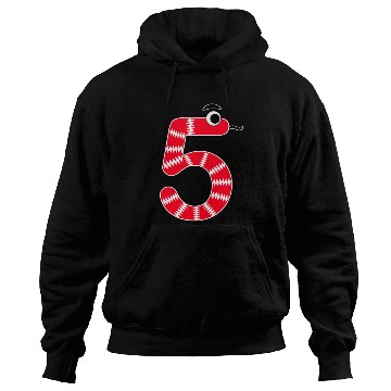 Discover Colorful Knit Snake Number 5 Hoodies
