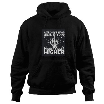 Discover Middle Finger Higher Hoodies