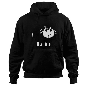 Discover Black Sheep Small Cute Cute Lamb Cool Comic Sweet Hoodies
