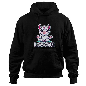 Discover Charming Meditative Llama Yoga Design Hoodies