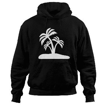 Discover Tropical Palm Trees Silhouette Design Hoodies