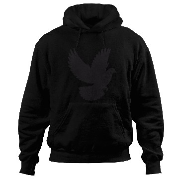 Discover Peaceful Dove in Flight - Silhouette Style Hoodies