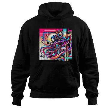 Discover "Cyberpunk Anime Vibes" Hoodies