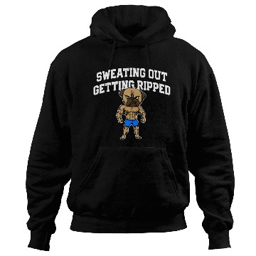 Discover Sweating Out Getting Ripped Workout Player Gym Hoodies