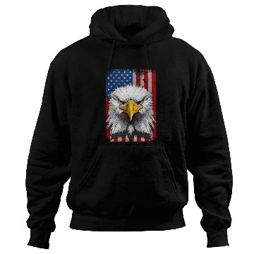 Discover American Flag Patriotic Eagle 4th of July Hoodies