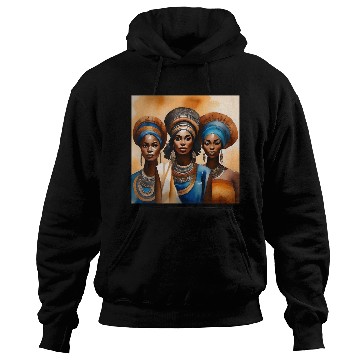 Discover African Woman Portrait C Hoodies
