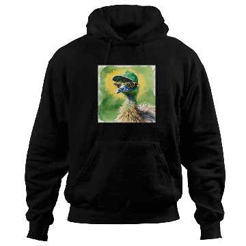 Discover Green and Gold Emu Hoodies