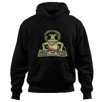 Discover Street Retro Frog with Headphones | Funny Hoodies