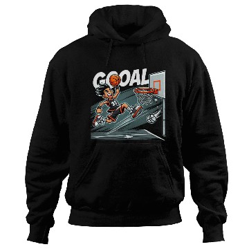Discover Slam Dunk Basketball Goal Cartoon Design Hoodies
