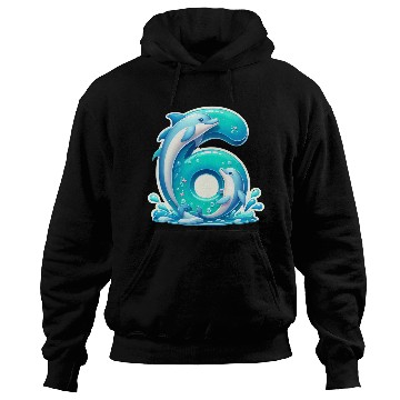 Discover Ocean-Themed Number 6 Kids Design Hoodies