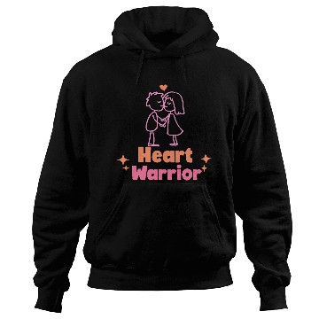 Discover Heart warrior, valentine Hoodies