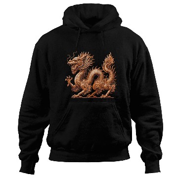 Discover gold dragon Hoodies