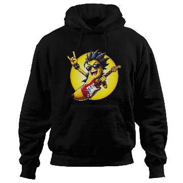 Discover Cool Banana Playing Guitar Hoodies