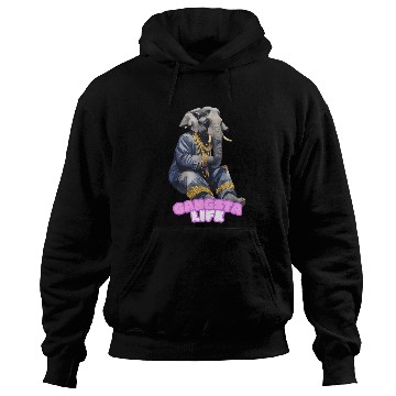 Discover Gangsta Life Elephant Hoodies