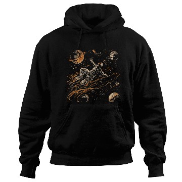 Discover astronaut with basketball illustration Hoodies