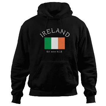 Discover Ireland: Established 10,500 BCE Hoodies