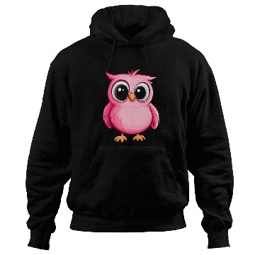 Discover Adorable pink owl Hoodies