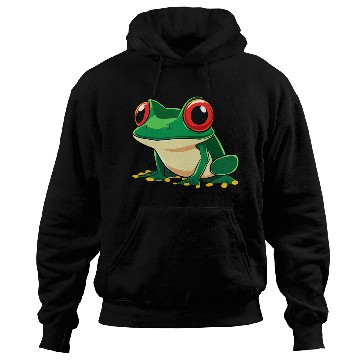 Discover Little green frog Hoodies
