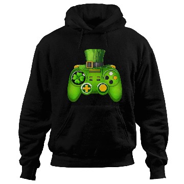 Discover Video Game Controller Irish Gamer St Patricks Day Hoodies