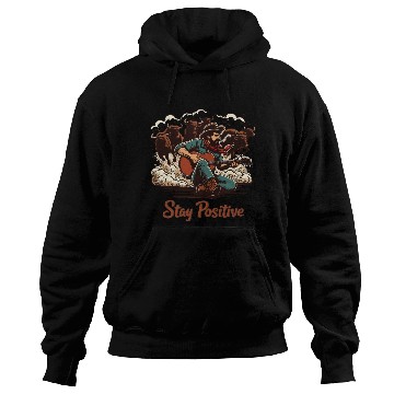 Discover Fearless Cowboy: Retro Western Comic Art Hoodies