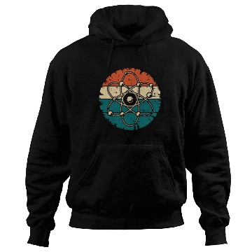 Discover Retro Atom Art Biology Physics Chemistry Science Hoodies