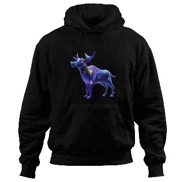 Discover Galaxy Moose Hoodies