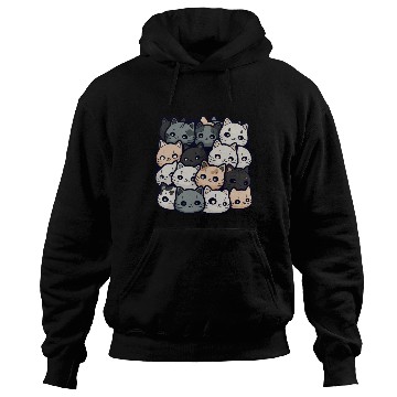 Discover Cute Cat Pile: Adorable Kittens Stack Hoodies