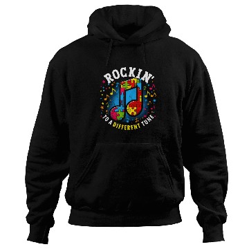 Discover Autism Awareness Music Note Hoodies