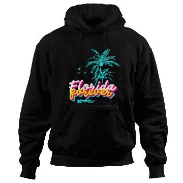 Discover Florida Forever – Neon Palm Paradise Hoodies