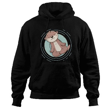 Discover Otter enjoying a relaxing meditation Hoodies