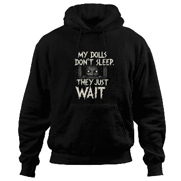 Discover Creepy Dollmaking Haunted Doll Collector Hoodies