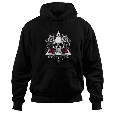 Discover Gothic Skull & Roses Aesthetic Hoodies