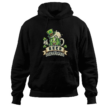 Discover St. Patrick's Day Beer And shenanigans Fun Hoodies