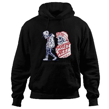 Discover Cyber Samurai Skull – Streetwear Graffiti Hoodies