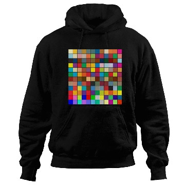 Discover "Vibrant Multi-Color Square Box Design Hoodies"