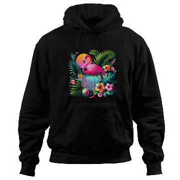 Discover Flamingo Design Hoodies