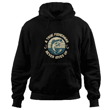 Discover True Fisherman: Never Give Up Hoodies