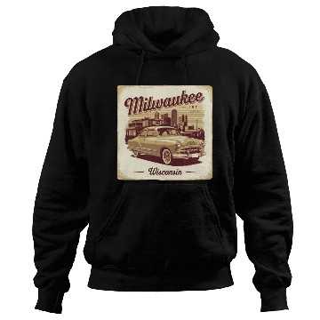 Discover Milwaukee Souvenir and Travel Gift Idea Hoodies