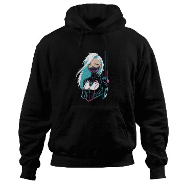 Discover Cyberpunk Girl Hoodies
