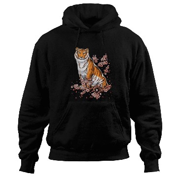 Discover Cherry Blossom Tiger Hoodies