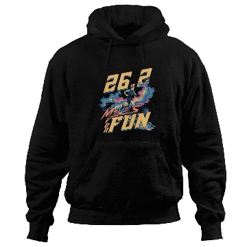 Discover Marathon Marathoner Running 26.2 Miles For Fun Hoodies