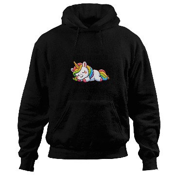 Discover Sleepy Rainbow Unicorn Hoodies