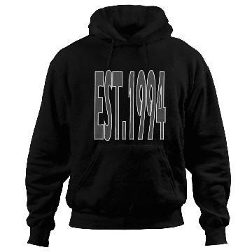 Discover EST. 1994 Ash Text Hoodies – Minimalist Vintage