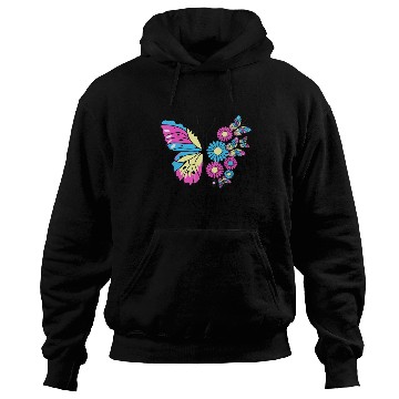 Discover Flower with beautiful butterfly Hoodies