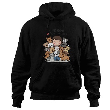 Discover dog lovers life goal Hoodies