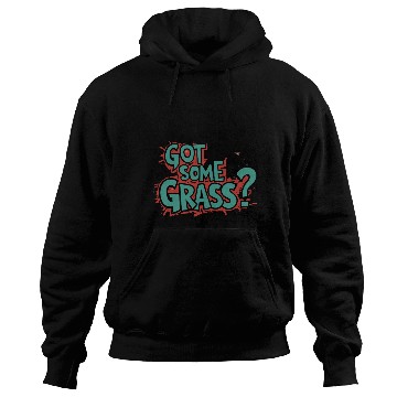 Discover Goat Some Grass? Meme Goat Energy Hoodies
