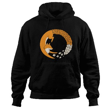 Discover Fox Circle Hoodies