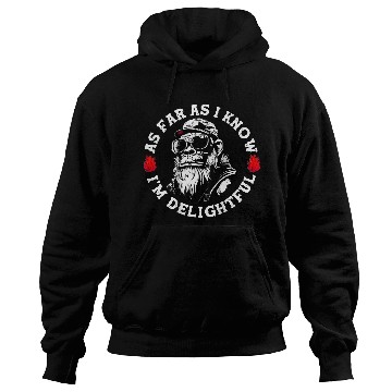 Discover As Far As I Know I'm Delightful Funny Monkey Hoodies